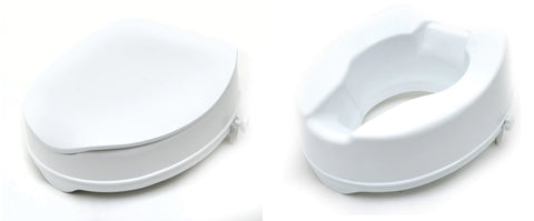 The Savanah Raised Toilet Seat - With or Without a Lid 