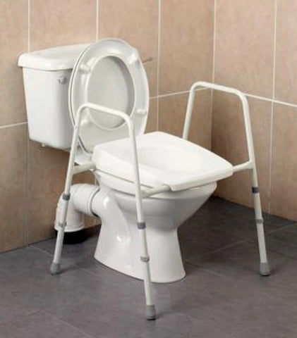 The Stirling Toilet Frame with Integral Seat
