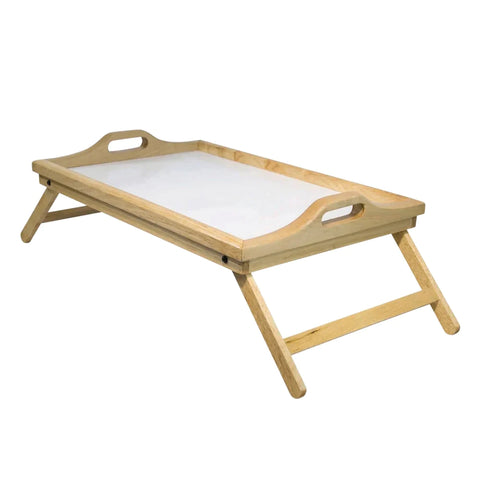 the folding wooden tray