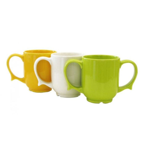 An image of three wade dignity two handled mugs