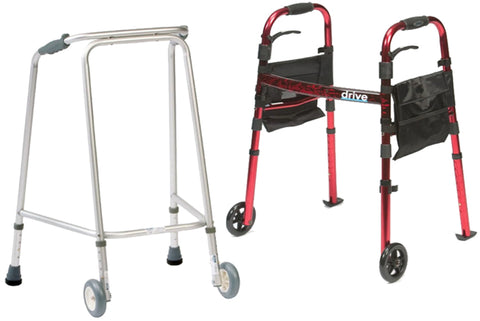 Two examples of walking frames