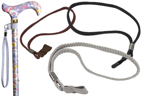 Various walking stick straps