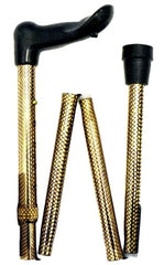 An image of the Folding Adjustable Arthritis Fischer Grip Cane