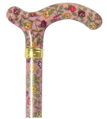 An image of the pink floral classic cane