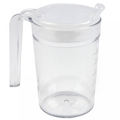 an image of mobility aid clear polycarbonate mug from ability superstore