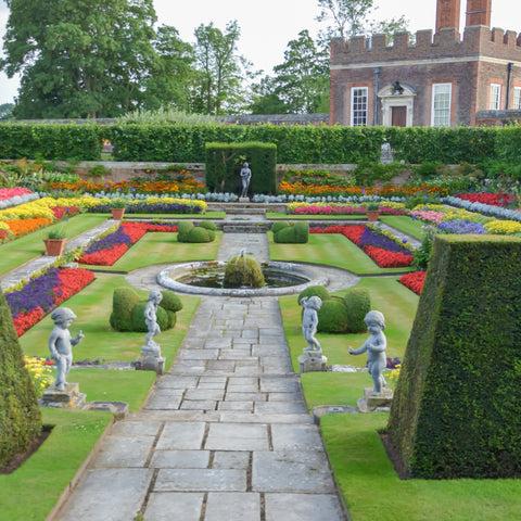 English Garden at Hampton Court Palace