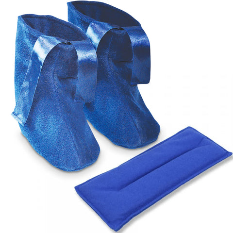 Microwaveable Slippers and Neck Warmer Set