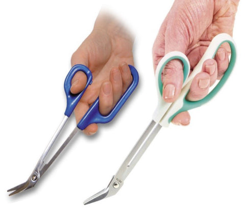 Two pairs of Long Reach Easi-Grip® Toe Nail Scissors