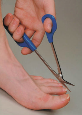 Long Reach Toenail Cutters : help users reach toenails, grooming aid for  arthritis