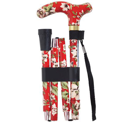 Lily and Butterfly Offset Walking Cane with Comfort Grip – RoyalCanes