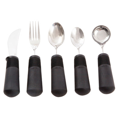 KEatlery Weighted Utensils Set of 4 :: weighted dining utensils for hand  tremors