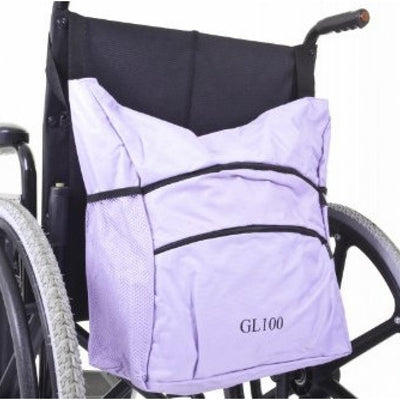 Adjustable Backpack for Wheelchairs with Side Pockets - Grey