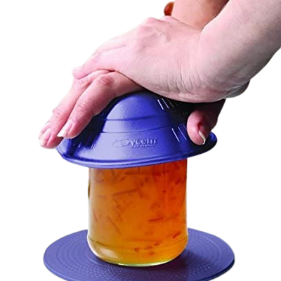 Tenura Jar Opener :: non-slip silicone jar opener for weak hands