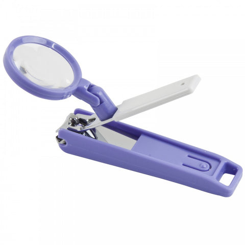 nail clipper with magnifier