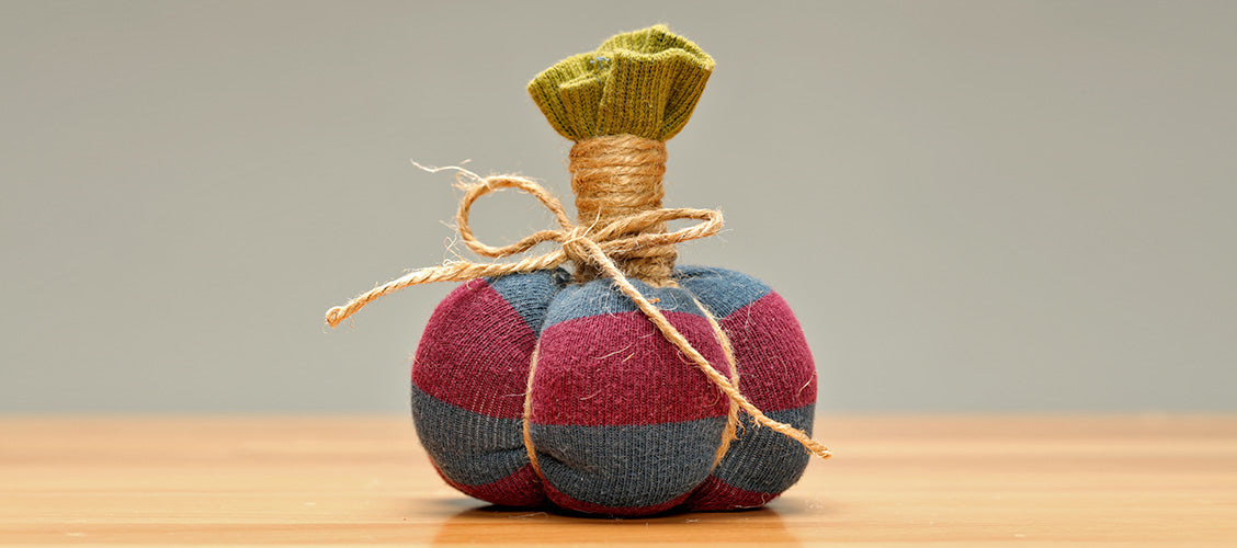 10-Minute Sock Pumpkins (Video) - Gluesticks Blog