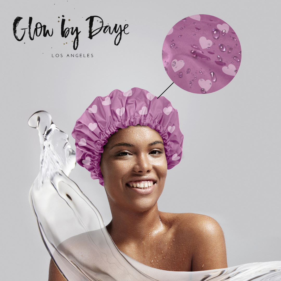 drawstring shower cap