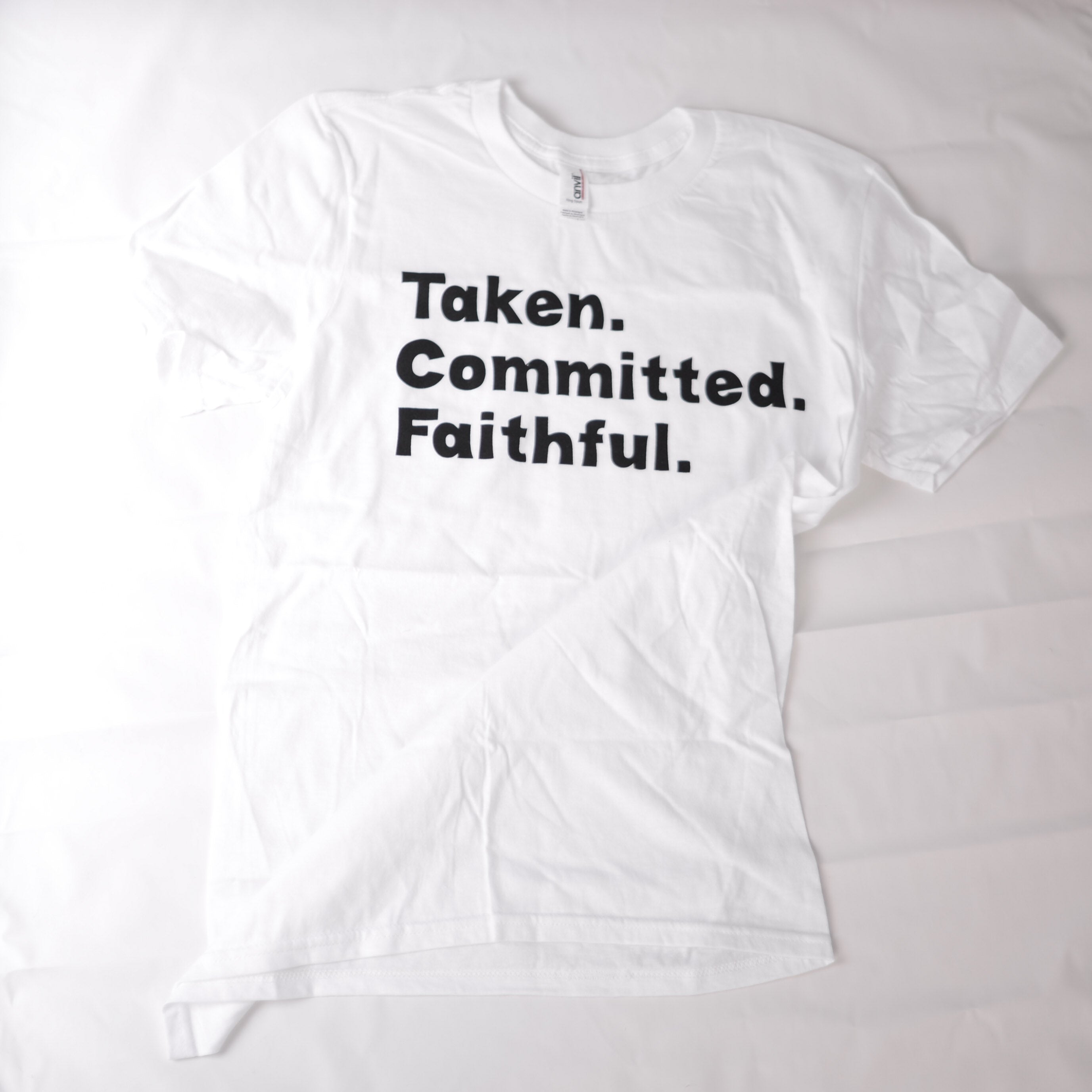 Taken Committed Women S Short Sleeve Crew Neck T Shirt Pierre Alex Jeanty