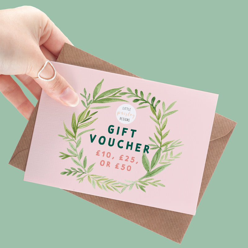 Download Gift Voucher Little Paisley Designs