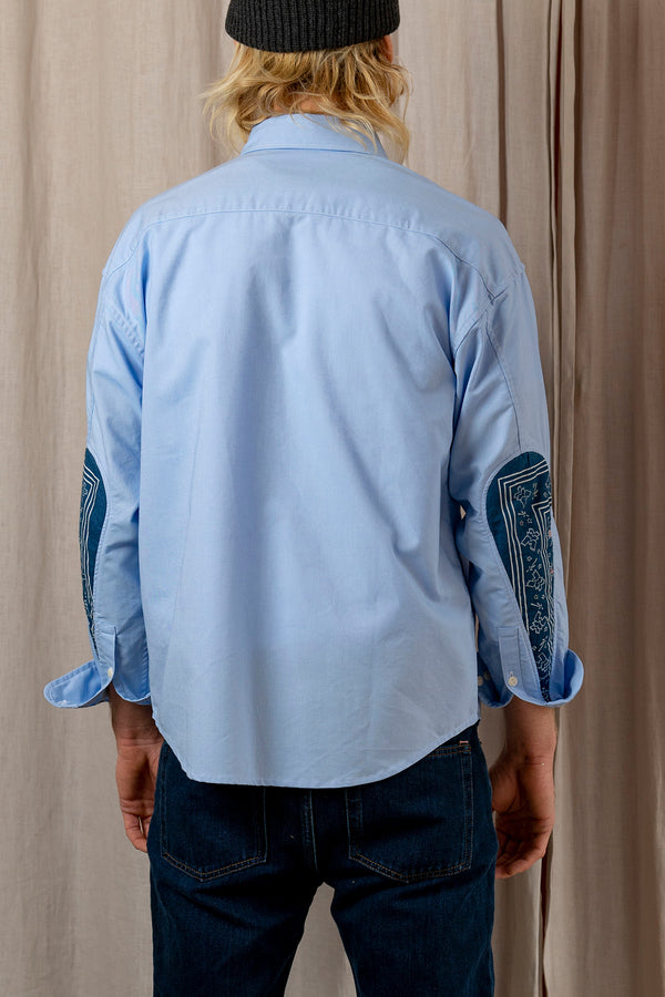 Albacore Garuda Long Sleeve Shirt in Light Blue