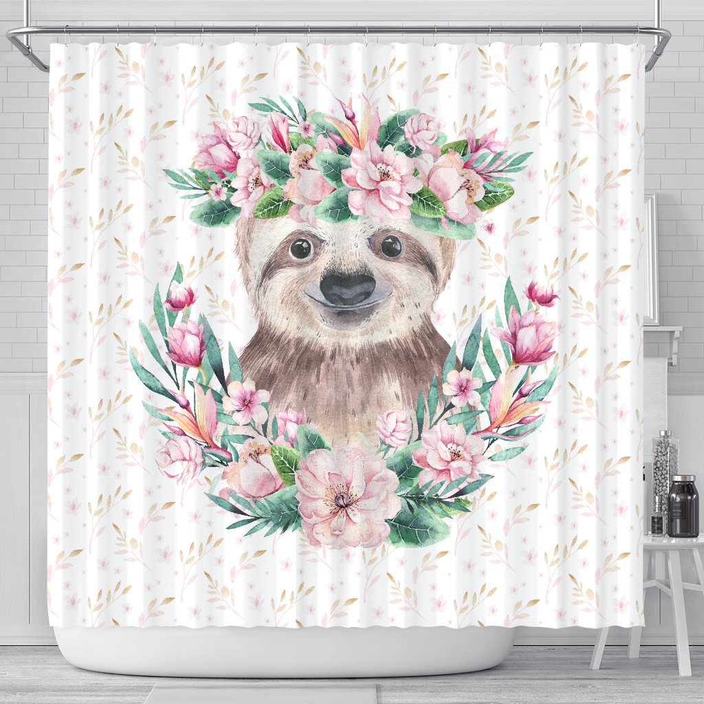 Sloth Shower Curtains Sloth Outfitters