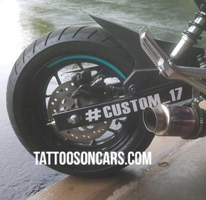 custom motorcycle swingarm