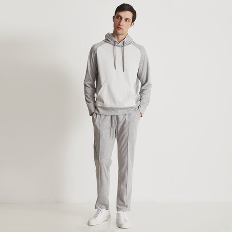 POOLSIDE HOOD PULLOVER - GREY HEATHER – Wheelers.V Japan