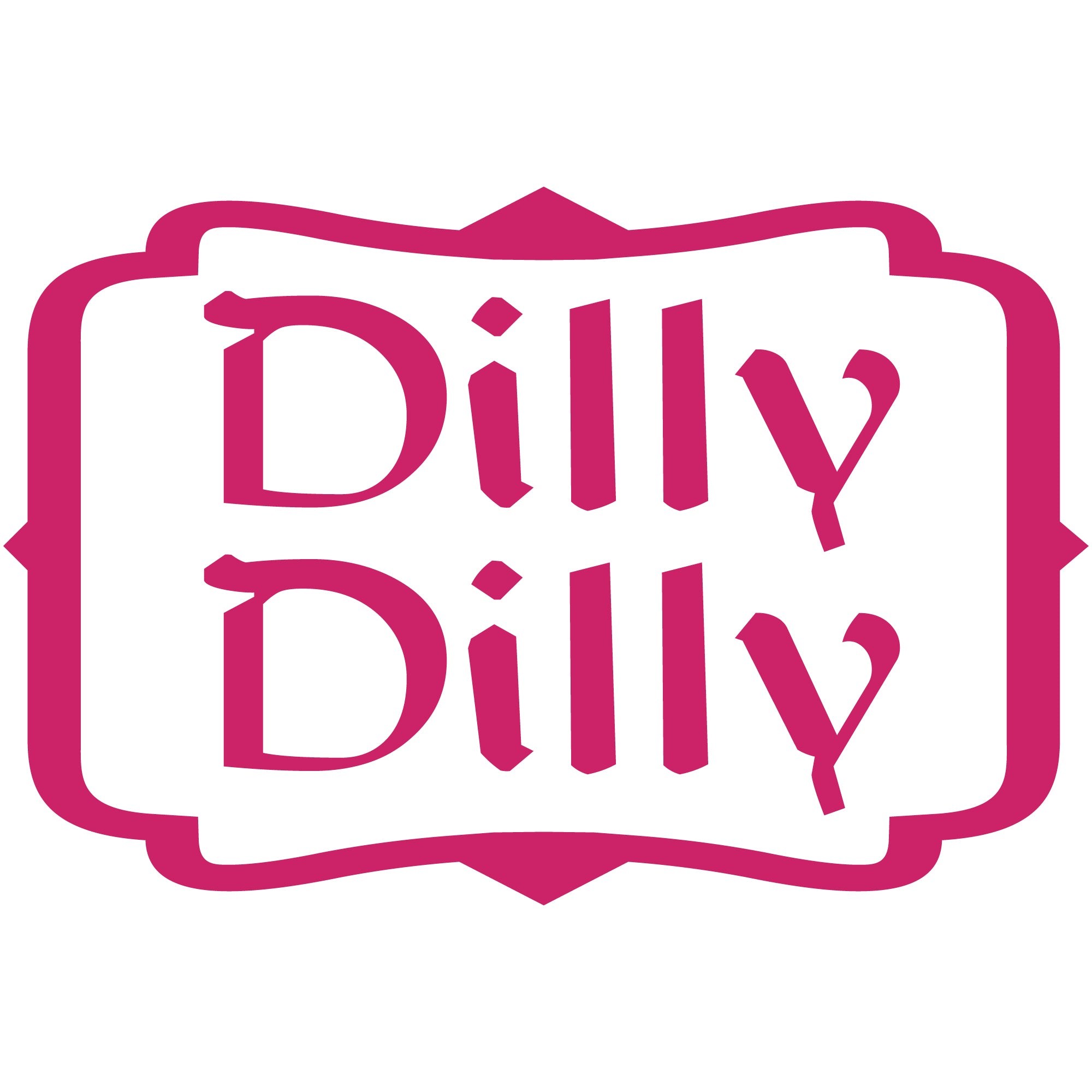 Dilly Dilly (Light Calligraphy Font) - Bud Light Inspired - Vinyl Decal Sticker