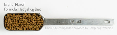 Mazuri Hedgehog Diet kibble size