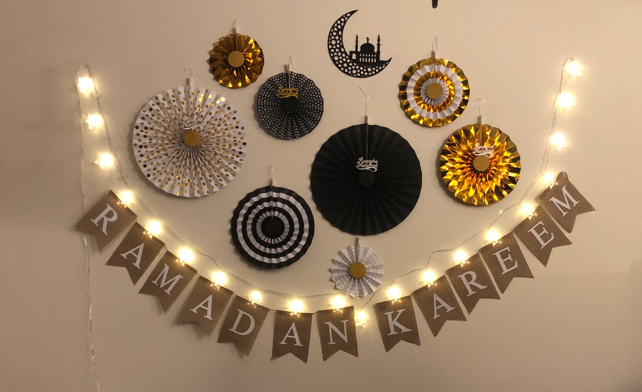  Ramadan  Decorations  Paper Party Fan DIY  Set PPAARRTTYY 