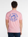 The Relaxer (T-Shirt) - Pink/Red - Image 2 - Chubbies Shorts