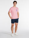 The Relaxer (T-Shirt) - Pink/Red - Image 5 - Chubbies Shorts