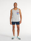 The One With The Pocket (Tank) - Grey - Image 4 - Chubbies Shorts