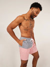 The Mericas 7" (Faded Classic Swim Trunk) - Image 3 - Chubbies Shorts