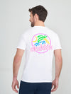 T-Shirt (Neon Dream - White) - Image 4 - Chubbies Shorts