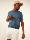 The 24/7, 365 (Pocket T-Shirt) - Navy - Image 3 - Chubbies Shorts