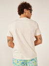 The 24/7, 365 (Pocket T-Shirt) - Oatmeal Heather - Image 2 - Chubbies Shorts