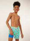 The Apex Swimmers (Boys Classic Lined Swim Trunk) - Image 1 - Chubbies Shorts