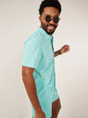 The Big Teal (S/S Oxford Friday Shirt) - Image 3 - Chubbies Shorts