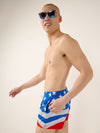 The Braves 4" (Classic Lined Swim Trunk) - Image 3 - Chubbies Shorts