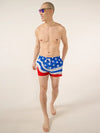 The Braves 4" (Classic Lined Swim Trunk) - Image 5 - Chubbies Shorts
