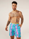 The Dino Delights 7" (Magic Print Classic Swim Trunk) - Image 2 - Chubbies Shorts