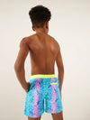 The Dino Delights (Boys Magic Swim Trunk) - Image 3 - Chubbies Shorts