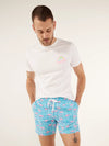 The Domingos Are For Flamingos 5.5" (Classic Swim Trunk) - Image 4 - Chubbies Shorts