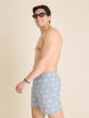 The Heat Waves- Gray 7" (Classic Swim Trunk) - Image 3 - Chubbies Shorts