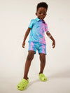 The Lil Dino Delight (Toddler Performance Polo) - Image 1 - Chubbies Shorts