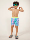 The Lil Dino Delights (Toddler Magic Swim Trunk) - Image 1 - Chubbies Shorts