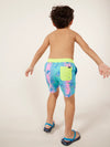 The Lil Dino Delights (Toddler Magic Swim Trunk) - Image 2 - Chubbies Shorts