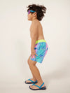 The Lil Dino Delights (Toddler Magic Swim Trunk) - Image 3 - Chubbies Shorts