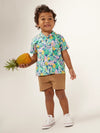 The Lil' Jungle Explorer (Toddler Sunday Shirt) - Image 4 - Chubbies Shorts