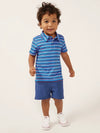 The Lil' Red, Stripe & Cool (Toddler Performance Polo) - Image 4 - Chubbies Shorts